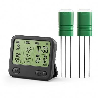 Digital Soil Monitoring Station with Dual Probes