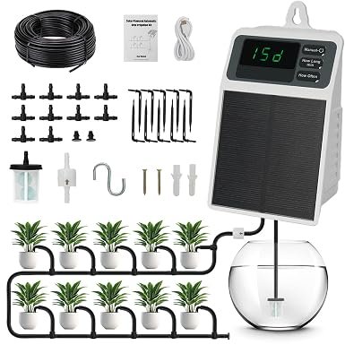 Solar Powered Automatic Drip Irrigation Kit