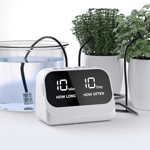 Indoor Automatic Watering System with Schedule Display