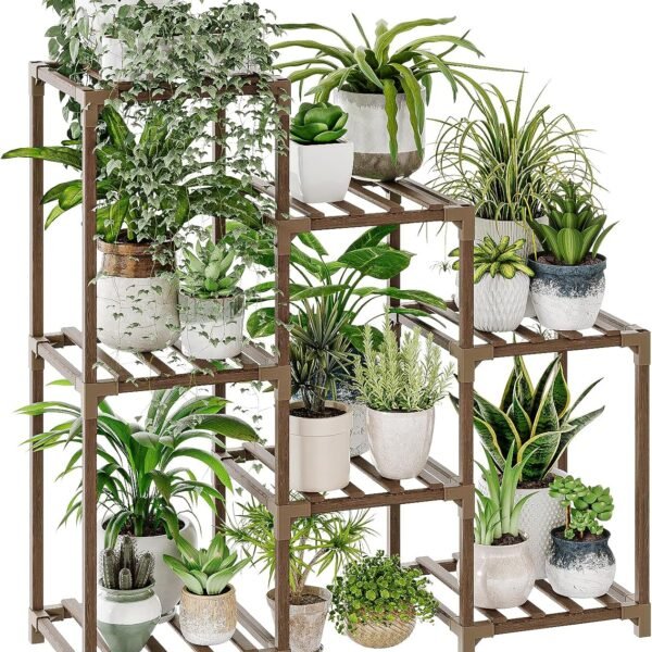Plant Stand Indoor Plant Shelf Outdoor Wood Plant Rack