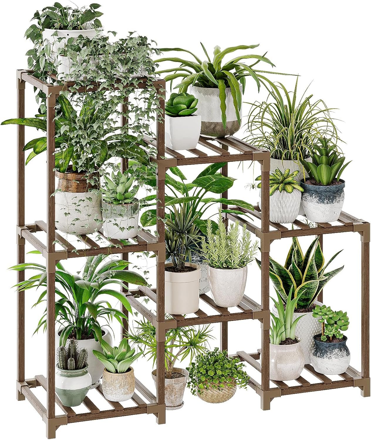 Plant Stand Indoor Plant Shelf Outdoor Wood Plant Rack